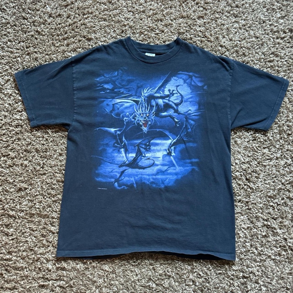 Men’s Vintage Liquid Blue T-Shirt